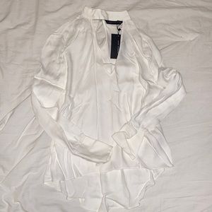 Zara Keyhole Blouse